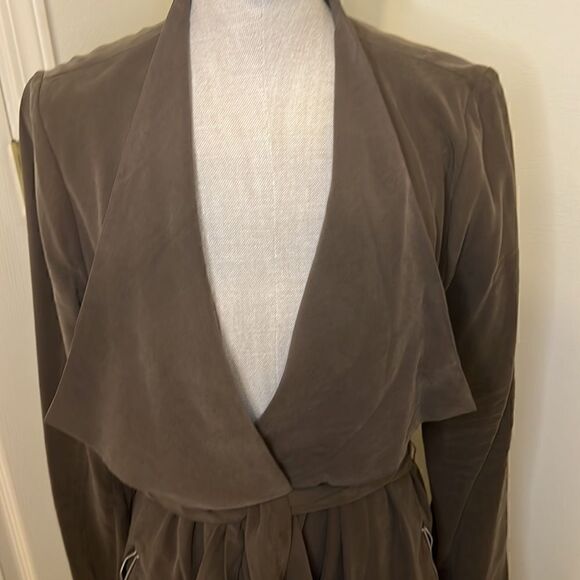 Olive Green Express lightweight coat Size S. Great condition - Picture 3 of 6